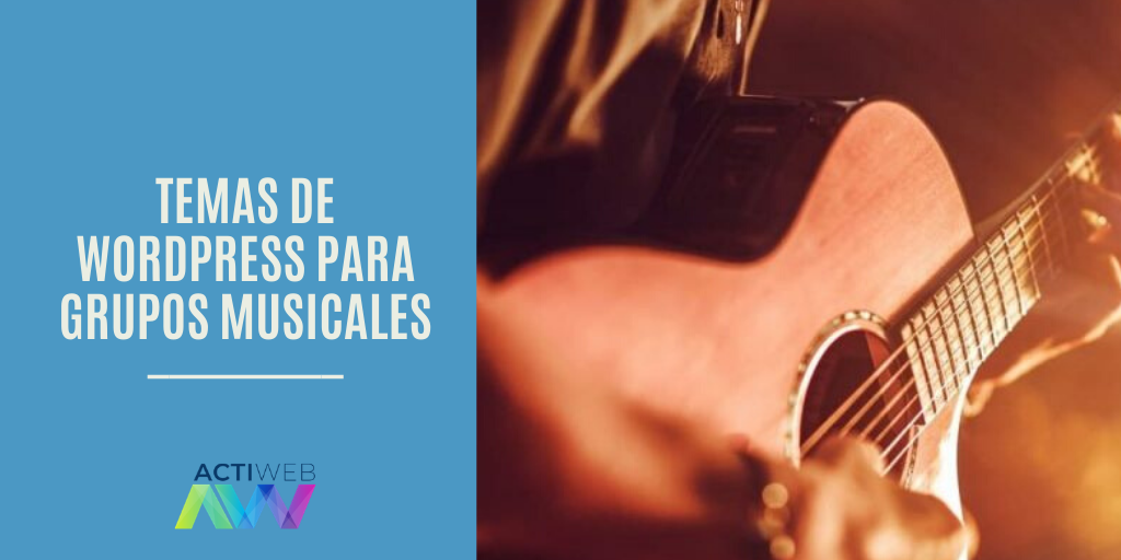 Temas de WordPress para grupos musicales